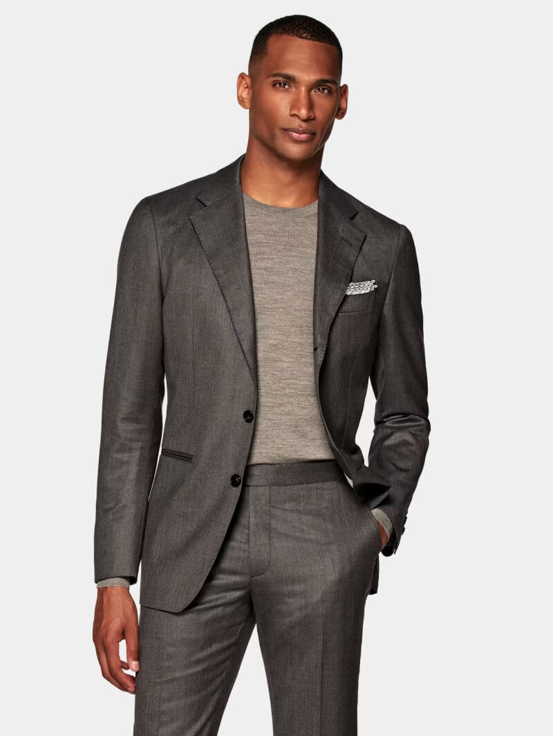 Cashmere V Insert Sweat - Image 3